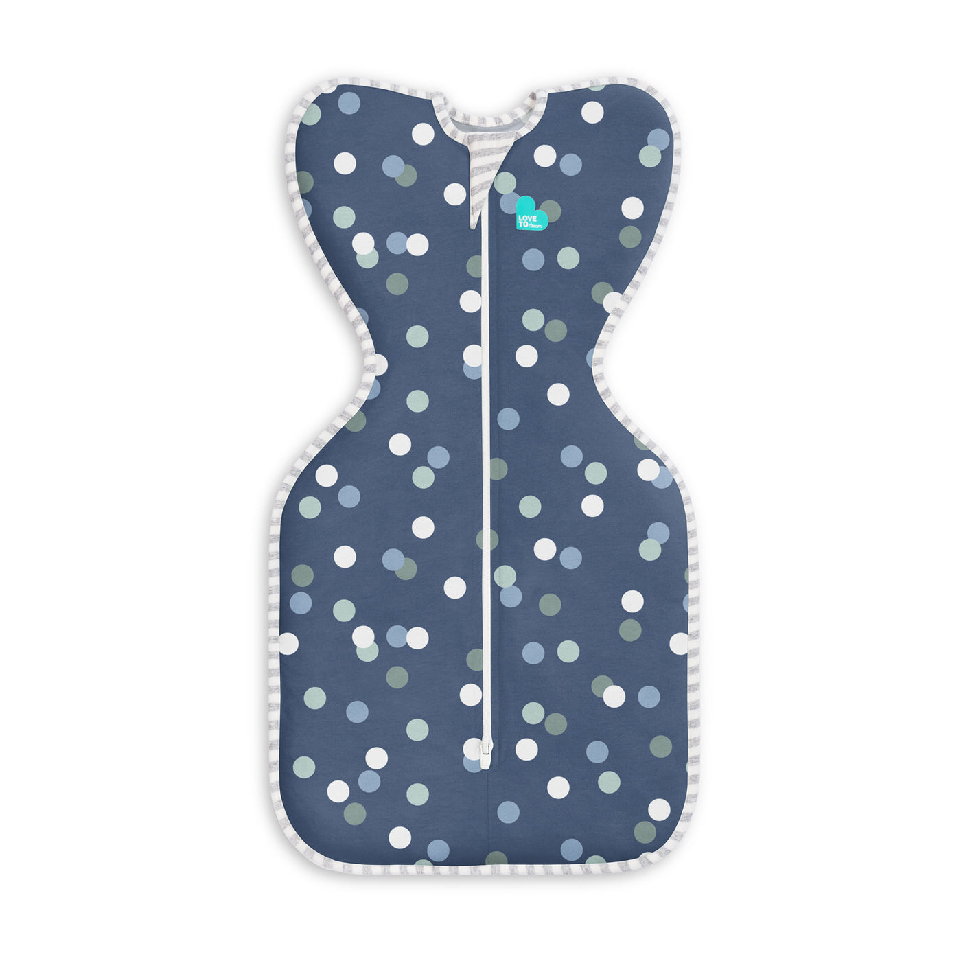 Swaddle Up™ Designer 1.0 TOG - Colourful Spot Denim - Love to Dream™ NZ 