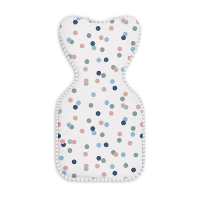 Swaddle Up™ Designer 1.0 TOG - Colourful Spot White - Love to Dream™ NZ 