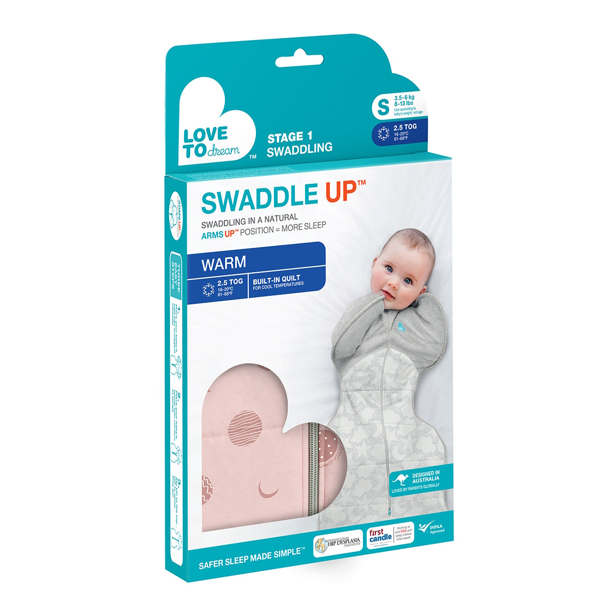 Winter Swaddle Up™ Pink Pack - 1.0TOG & 2.5 TOG