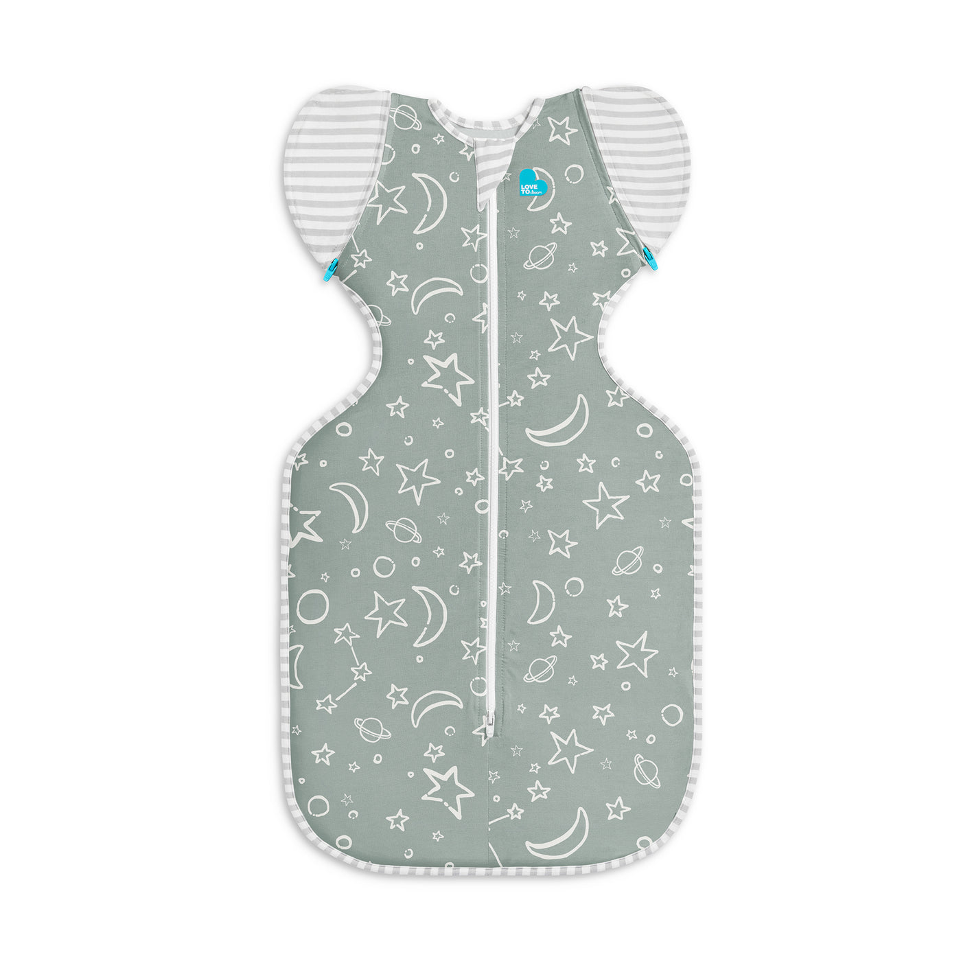 Swaddle Up™ Transition Bag Bamboo 1.0 TOG - Stars & Moon Olive