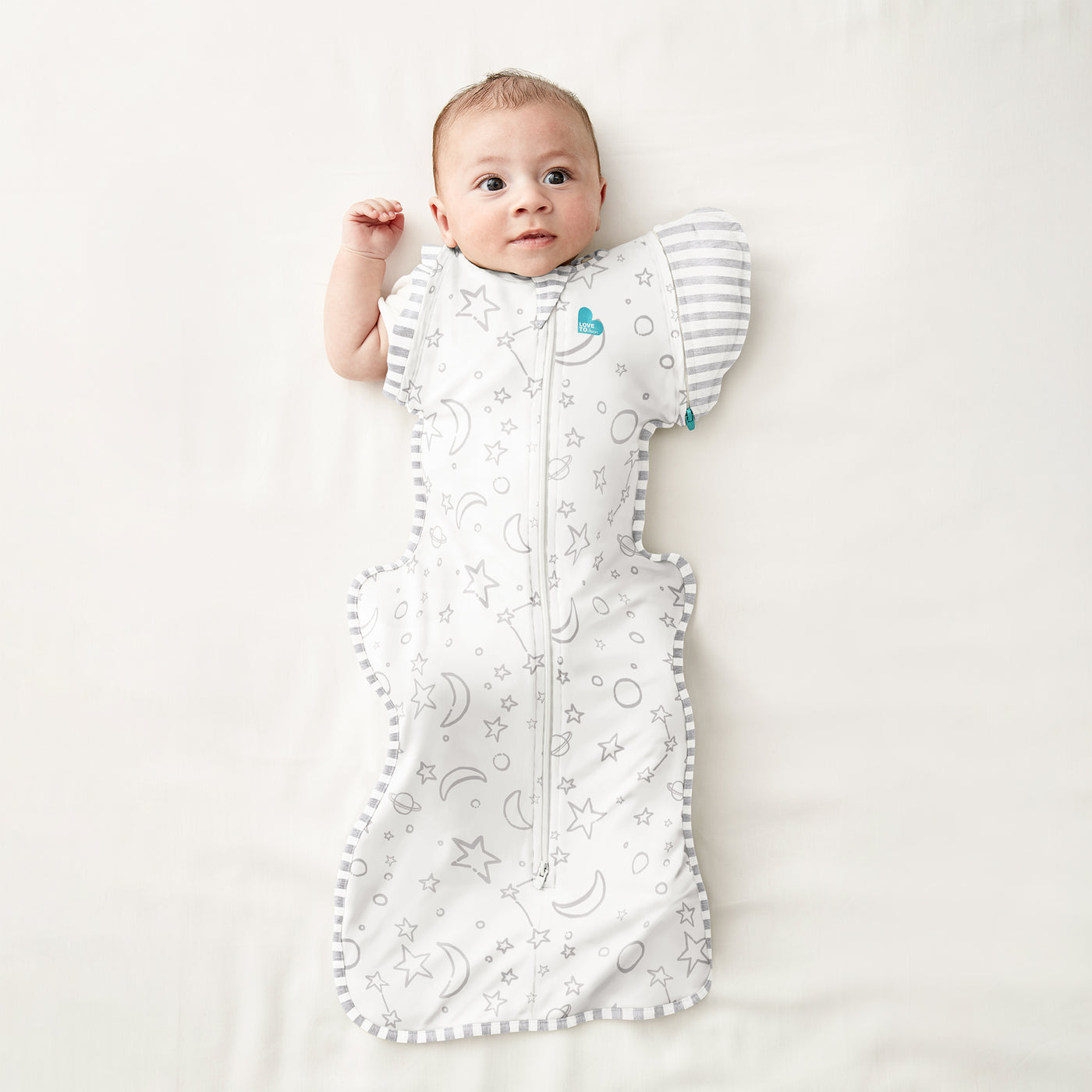 Swaddle Up™ Transition Bag Bamboo 1.0 TOG - Stars & Moon Cream