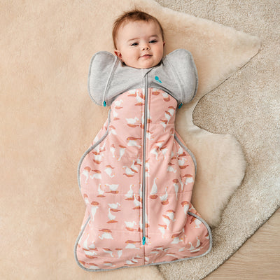 Swaddle Up™ Transition Bag Warm 2.5 TOG - Silly Goose Pink (Large)