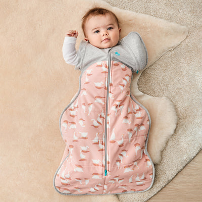 Swaddle Up™ Transition Bag Warm 2.5 TOG - Silly Goose Pink (Large)